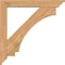 Ekena Millwork Imperial Traditional Smooth Bracket w/ Offset Brace, Western Red Cedar, 5 1/2"W x 34"D x 34"H BKT0604X34X34IMP01SWR - alternate 3